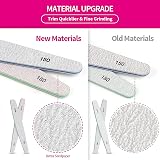 Teenitor 6pc Nail File Set 100/180/240 Grit Buffers Emery Board 1000/4000 Shine view 6