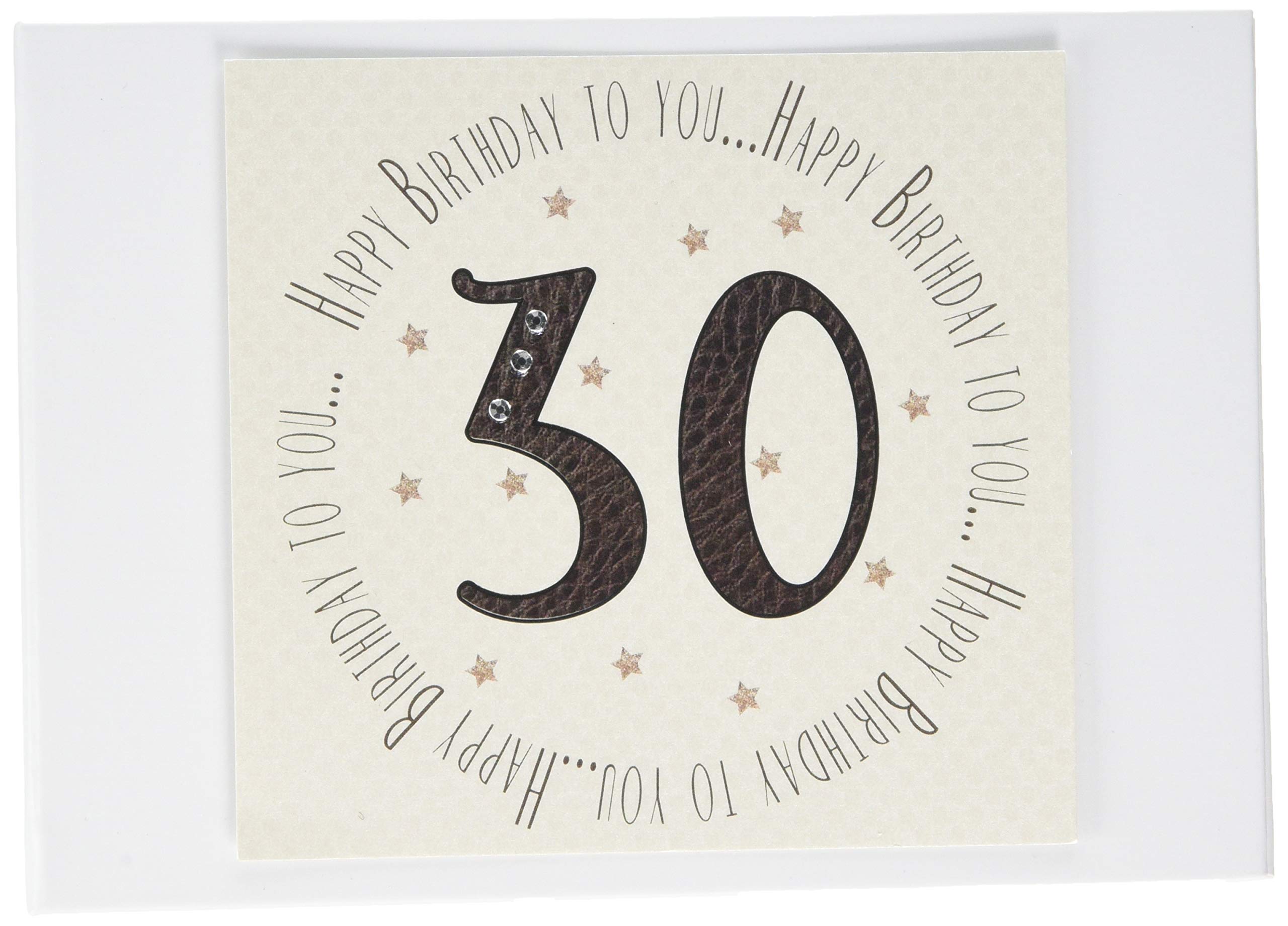 White Cotton Cards 30th Birthday Memories Photo Album (MTGA30T), of