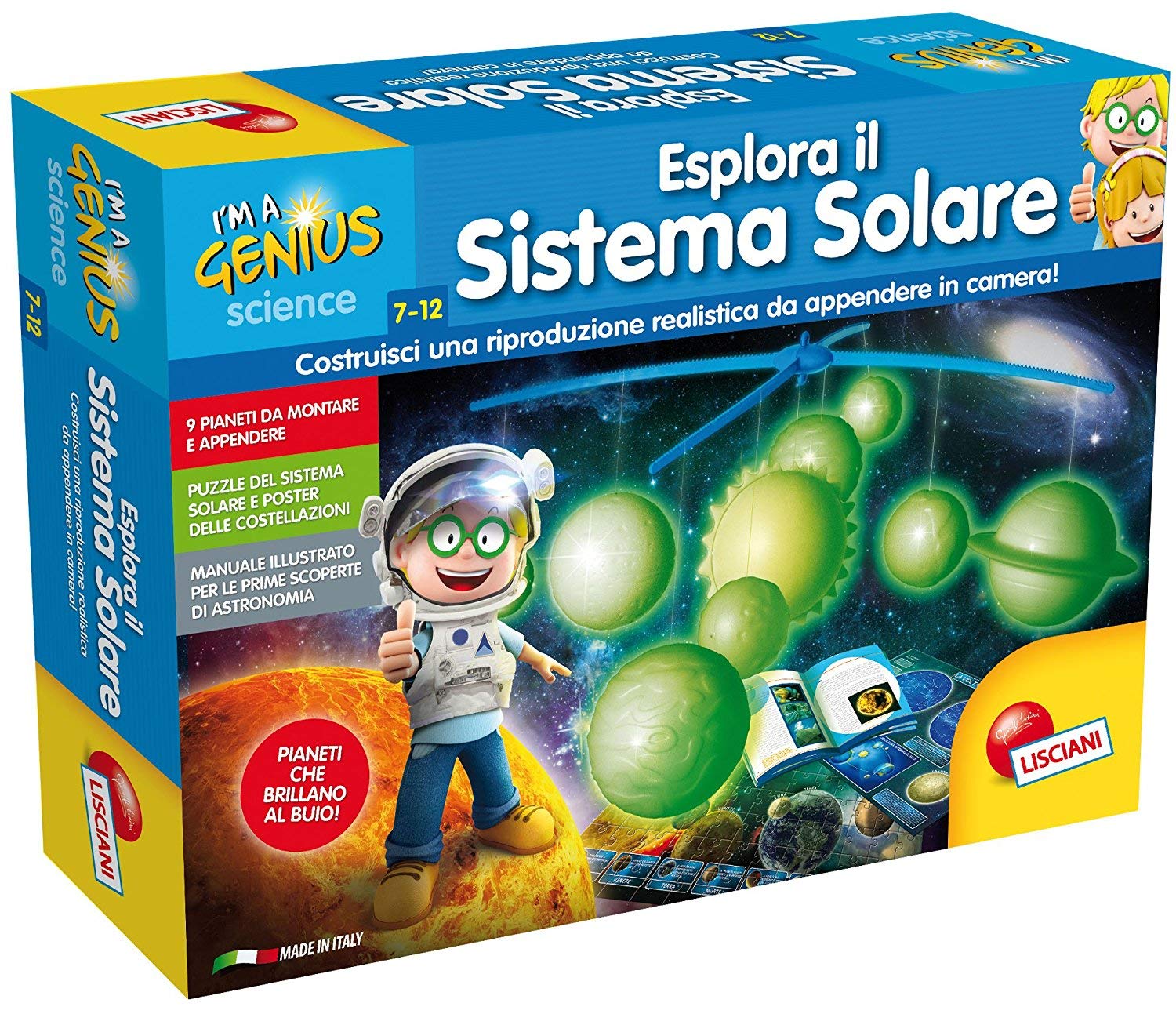 Lisciani Giochi – Table Game I'm A Genius (Spanish Language Not Guaranteed) Explore the Solar System