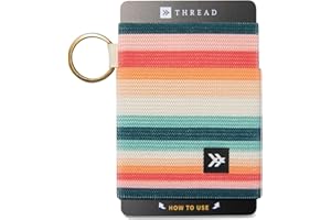 Thread Wallets Ultra Slim Minimalist Card Holder Wallet for Men and Women (Renae, One Size)