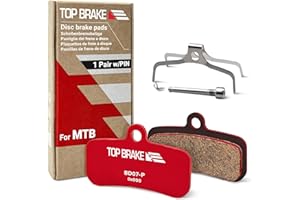 TOP BRAKE Disc Bike Brake Pads for Shimano Saint BR-M810/M820 XTR-M9120 Tektro TRP 4 Piston | MTB/eMTB/Downhill/Trail/All Mountain/Enduro Race/Cycling