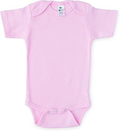pink short sleeve onesie