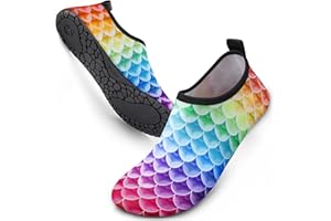 SIMARI Water Shoes for Women Men Swim Aqua Socks Beach Pool Essentials Barefoot Surf River Boat Kayak Sea Yoga Sand Exercise Sport Accessories Breathable Quick-Dry Adult Youth Kid Size SWS001