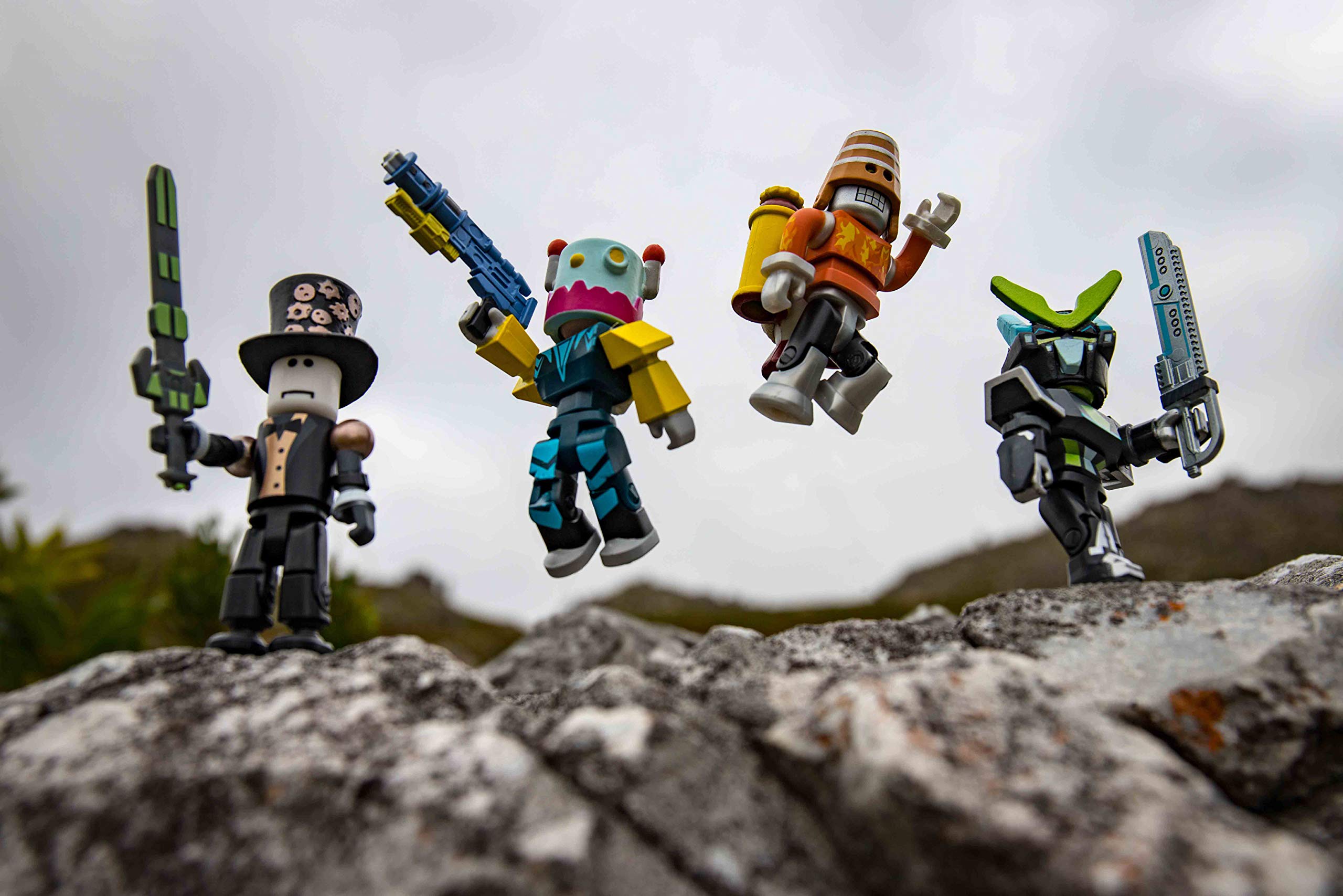 Roblox Mix Match Action Figure 4 Pack Robot Riot 10872 - 