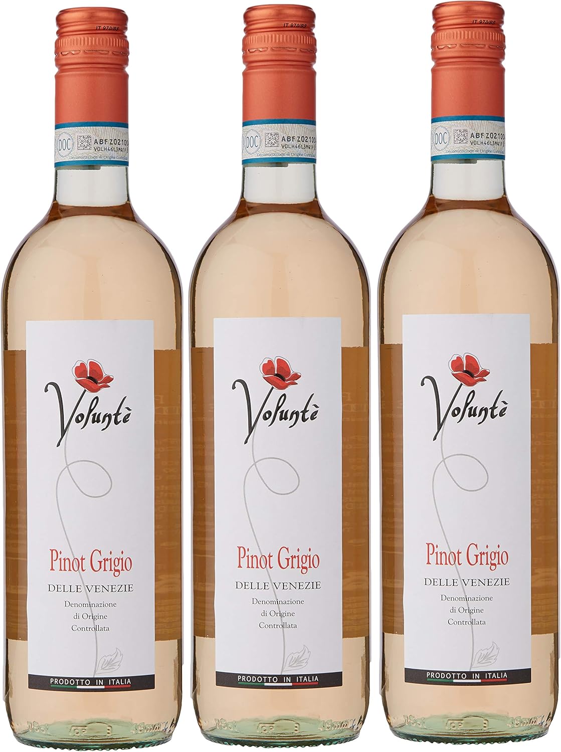 Volunte Pinot Grigio Rose Rose Wine 75cl (Case of 6) Amazon.co.uk Grocery