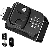 Clatoon RV Keyless Entry Door Lock Replacement with Keypad and Remote, Full Metal Camper Door Lock Upgraded Lock Core for RV 