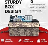 FORTEM Car Boot Organiser Storage 50L 600D Oxford Non Slip Bottom view 7