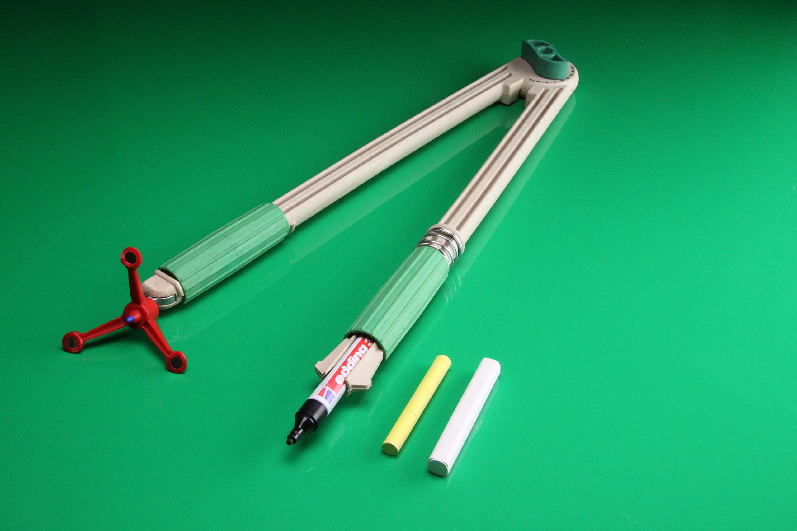 WISSNER active learning RE-Wood Compass with Turning Handle and Magnetic Threefoot