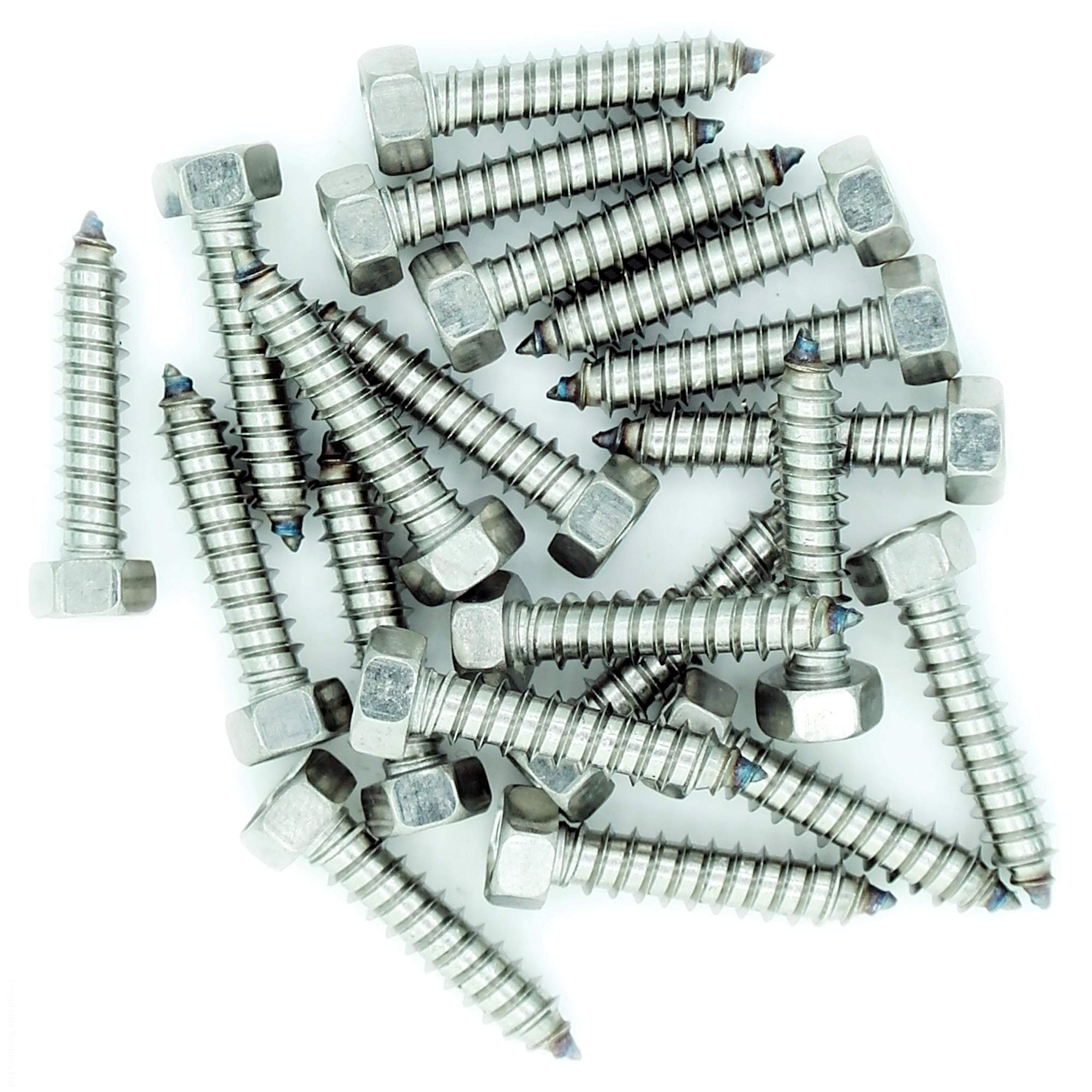 No.6 x 0.7 (3.5mm x 19mm) Hex Self-Tapping Screw - Stainless Steel (A2) (Pack of 20)