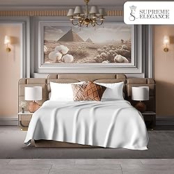 1000 Thread Count White King Size Sheet