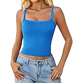 Avidlove Camisole Tops for Women Lace Tank Top Y2k Square Neck Undershirts Going Out Summer Tops 2025 Trendy