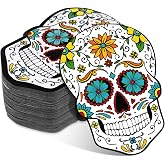 Honoson Cocktail Guest Napkins Paper Disposable Beverage Dinner Napkins Hand Towel for Holiday Birthday Party Supplies Favors Table Decoration(100 Pcs,Day of the Dead)