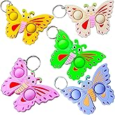 10 Packs Bulk Mini Pop Keychain fidgets Bubble Classroom Students Gifts Teacher, hoilday Party Favors
