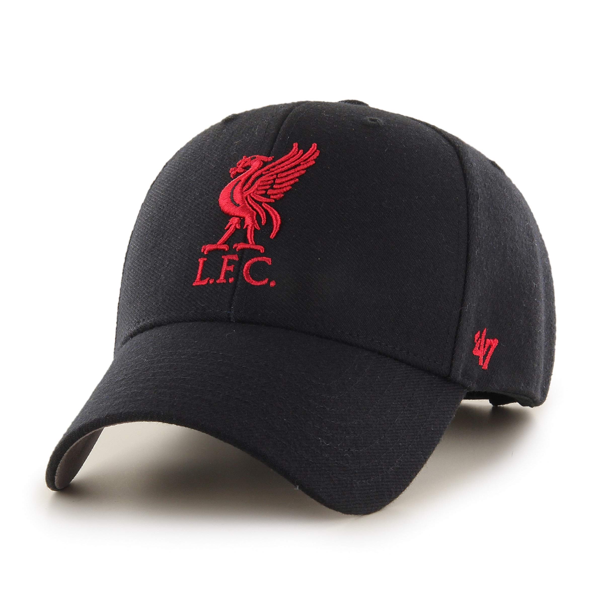 47 Brand Fc Liverpool Adjustable Cap MVP EPL Black/Red - One-Size