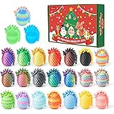 Flavery 3D Printed Dragon Eggs - 24 PCS Mini 3D Printed Toys, Flexible Dragon Inside, Cute Christmas, Birthday Gift, Collectibles for Adults&Teens,3D Print Animals, Cute Desk Pets (Multicolor)