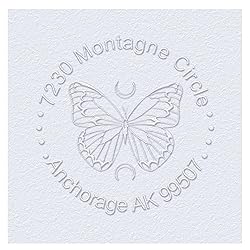 OFCCUSTOM Wedding Embosser Personalized Name Date