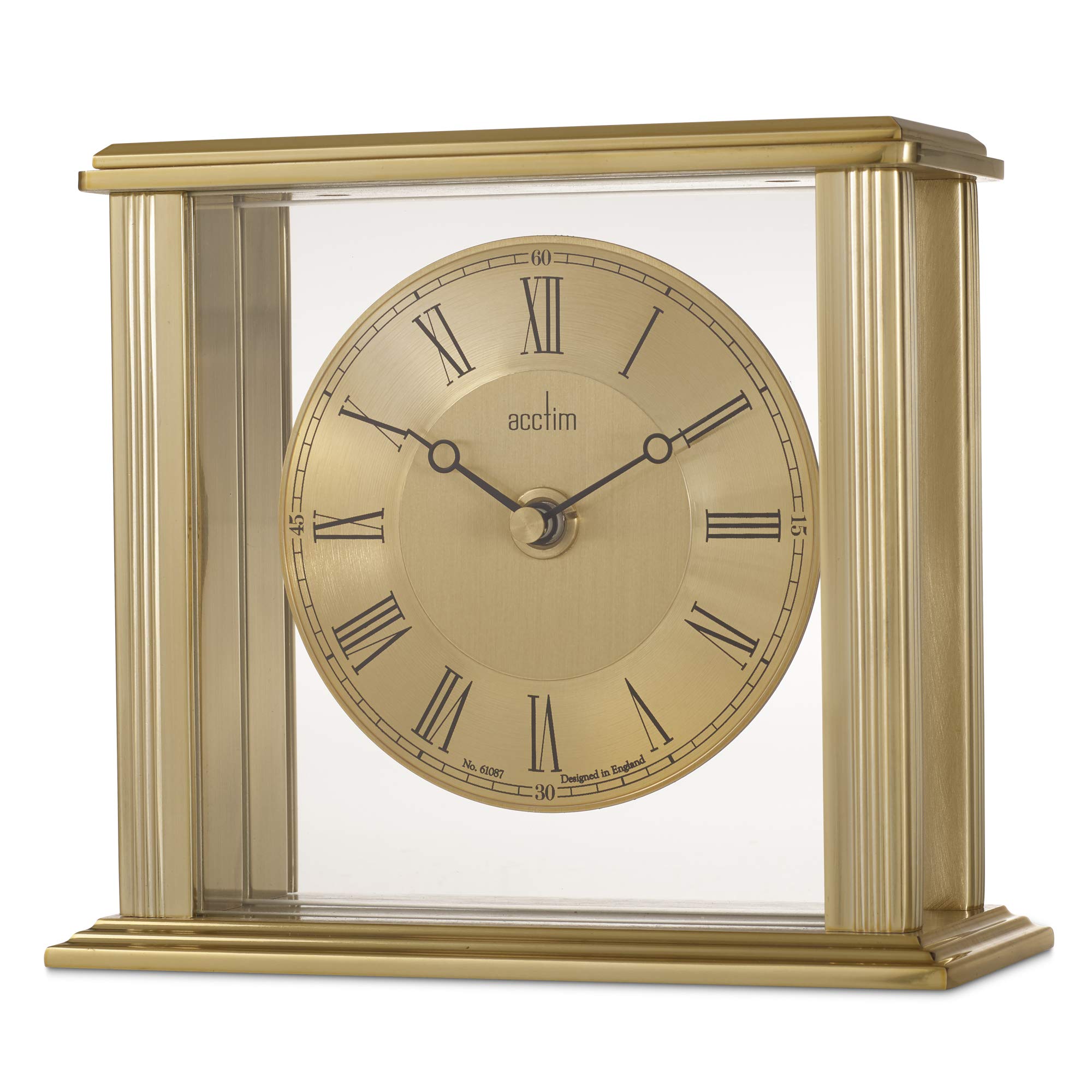 Acctim Gayhurst 36998 Brass Effect Mantel Clock