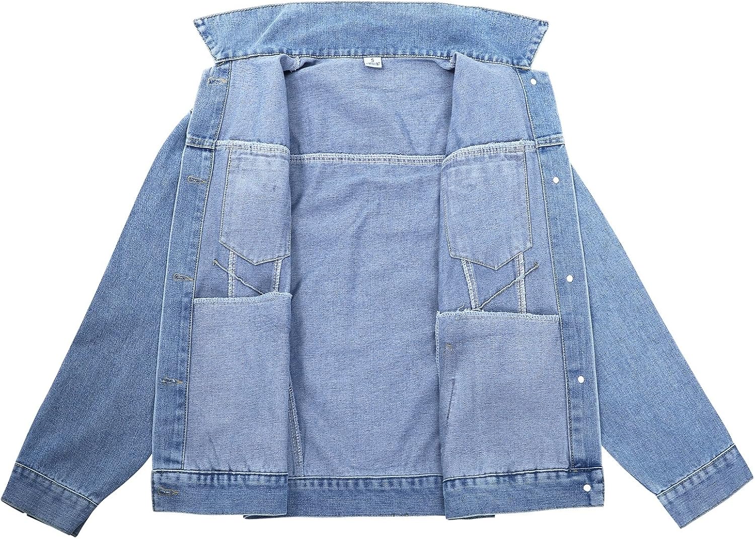 jean jacket with pockets