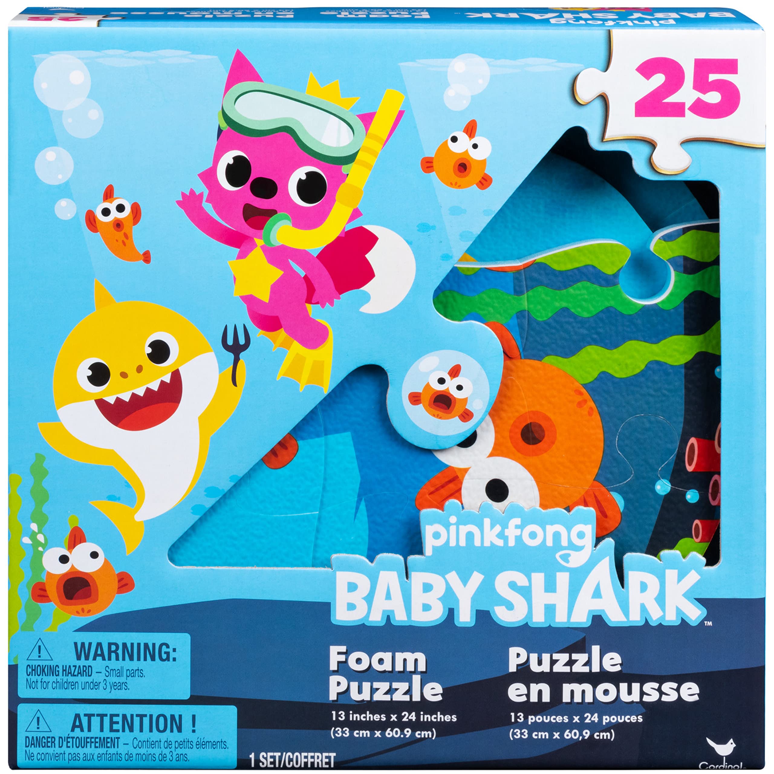 Spin Master Pinkfong Baby Shark - Foam Puzzle 25 pcs (6054917)