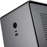 Kolink Rocket V2 Mini ITX PC Case Titanium Grey Aluminium Compact SFF Build view 5