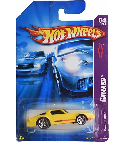 Amazon.com: Hot Wheels Camaro Z28 - Yellow 44/180