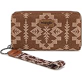 Wrangler Wallet Wristlet Aztec Clutch Long Purse Boho Credit Card Holder Wallet