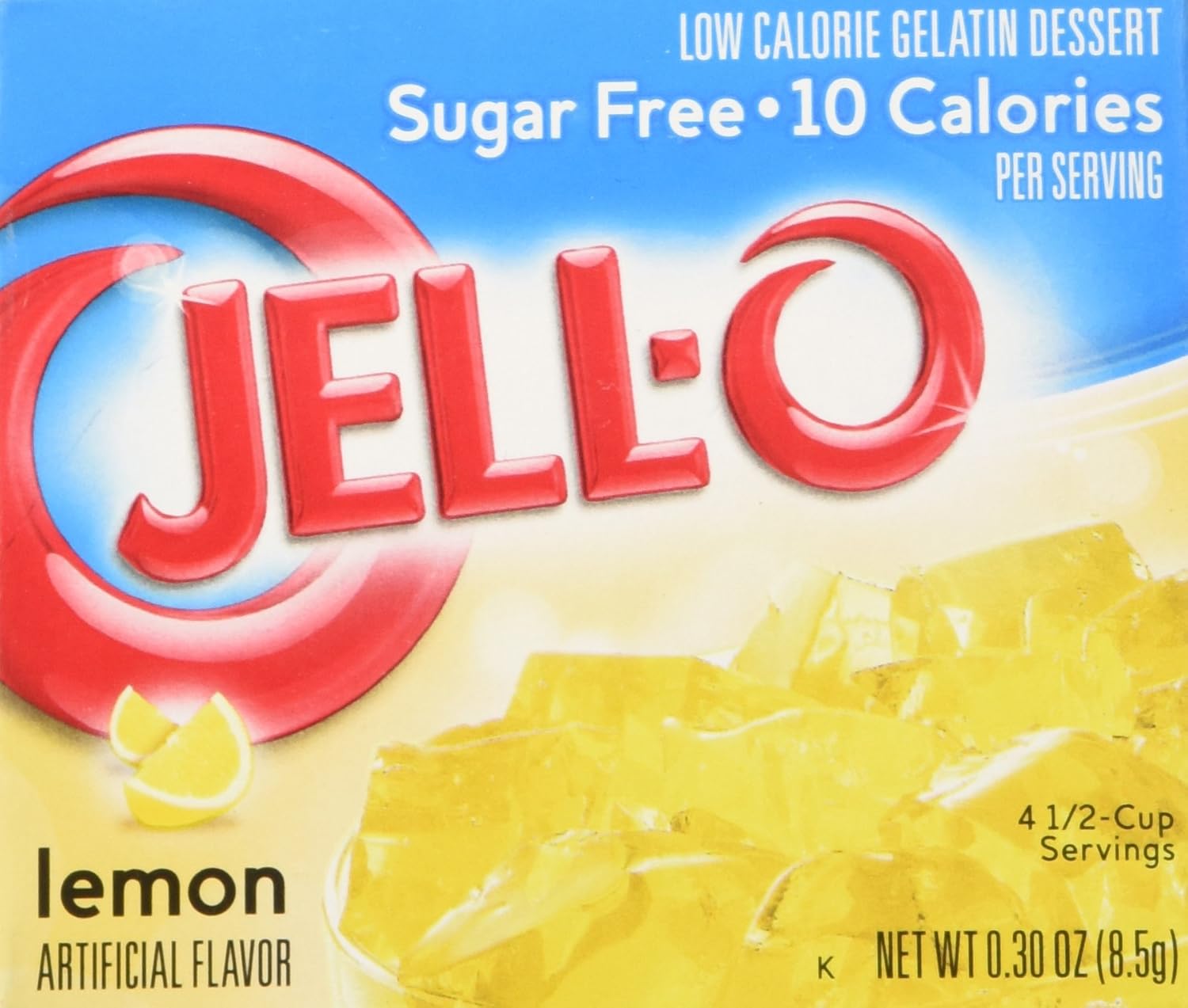 JellO Lemon Flavor SugarFree Instant Pudding 1 oz box (4