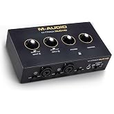 M-AUDIO M-Track Duo HD USB-C Audio Interface | 2 XLR/TRS Inputs, 2 TRS Outputs, 24-Bit/192kHz, Software Suite, for Production and Recording