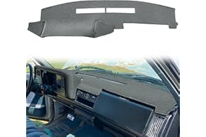YIZ Dashboard Cover Dash Cover Mat Fit for Chevy Chevrolet Silverado/GMC Sierra C1500 C2500 C3500 K1500 K2500 K3500 Pickup Truck 1988-1994, 1992-94 GMC Yukon/Chevy Blazer Suburban (88-94, Dark Gray) Y25