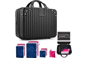 Dansydaisy Adult Game Toy Storage Organizer Case and 9 Pcs Toy Storage Bags, Reusable Toy Organizer Case Lock Box for Women and Men, 3 Sized Toy Bag for Home(Stylish Color)