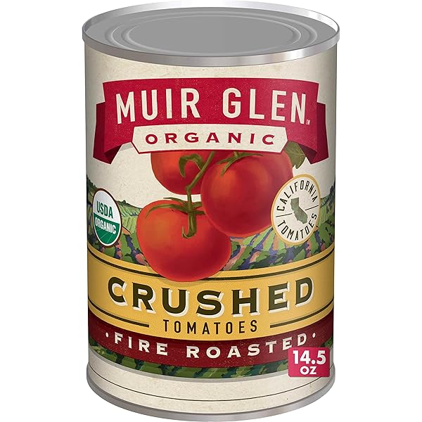 MUIR GLEN ORGANIC CRUSHED FIRE ROASTED CANNED TOMATOES,...