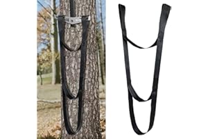 YIYIREA 3-Step Climbing Stick Aider for Hunting – Lightweight Rope Step Aider with Daisy Chain Design, Saddle Hunting Tree St