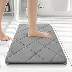 OLANLY Memory Foam Bath Mat 24x16, Ultra Soft and