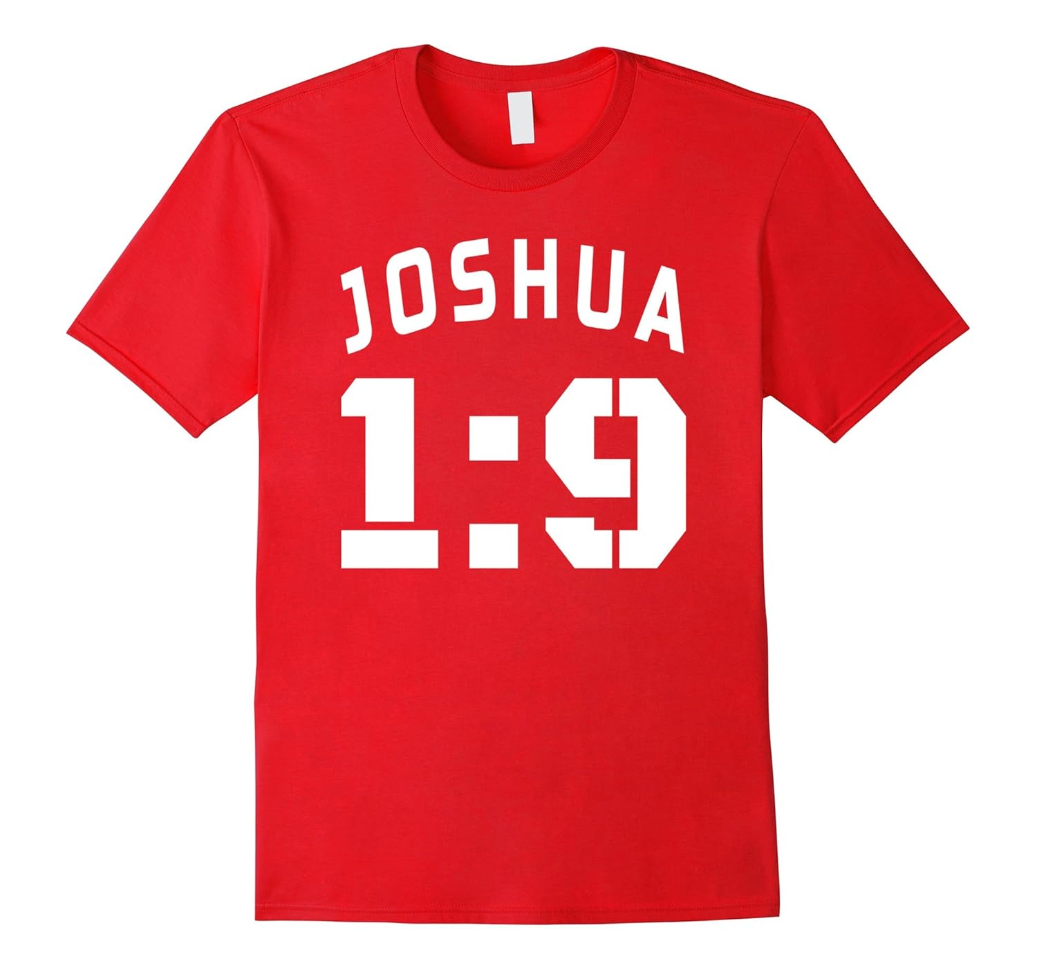 Joshua 1:9 Strong And Courageous Bible Christian T-Shirt-Rose