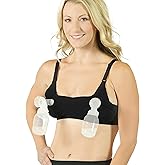 Seamless Pump&Nurse Hands-Free Pumping and Nursing Bra, Small to Plus Size