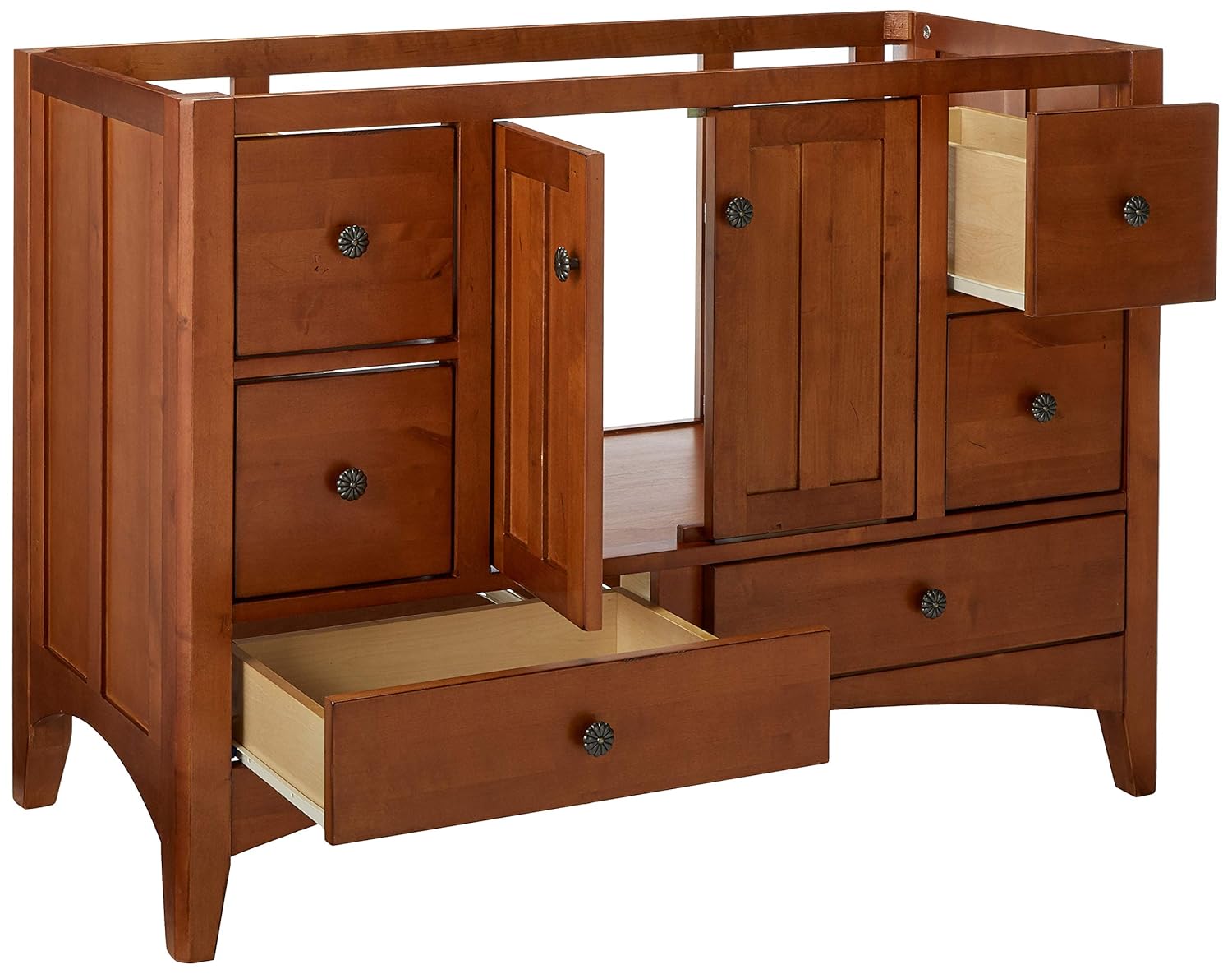 SUNNYWOOD PRODUCTS Expressions 48" Wood Vanity Cabinet ...