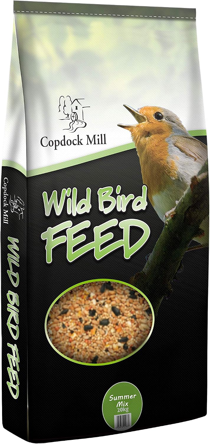 Copdock Mill Summer Wild Bird Seed Mix 20kg, High in Energy, Vitamins and Minerals Ideal for Breeding Months