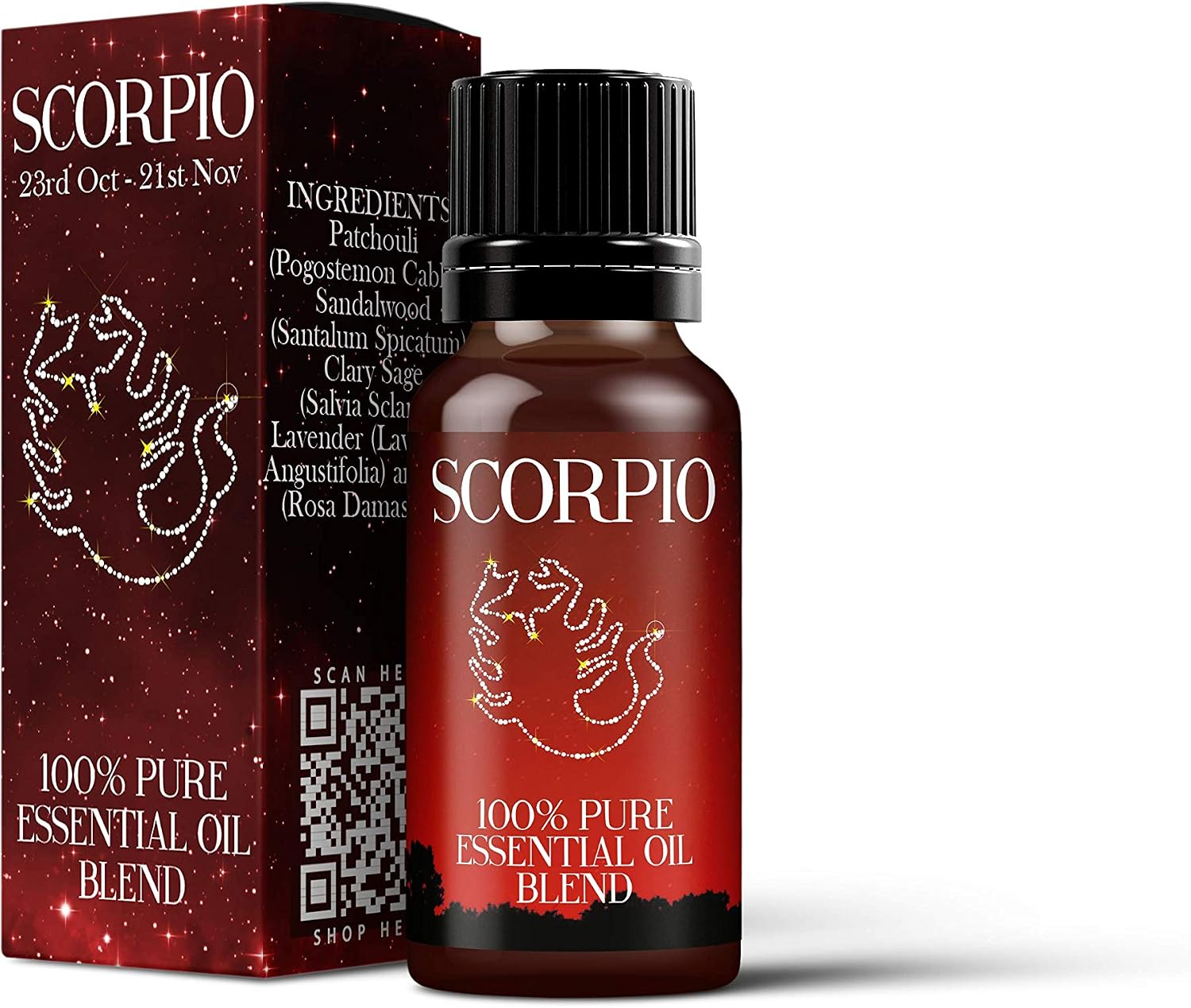 Mystic Moments | Scorpio - Zodiac Sign Astrology Essential Oil Blend - 10ml