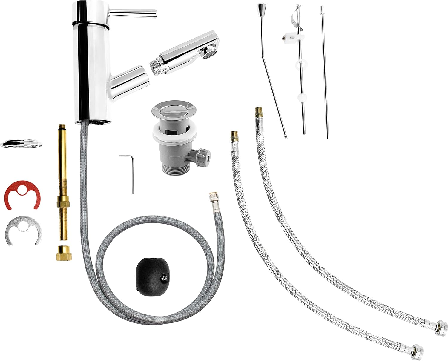 Cornat Fuert Single-Lever Mixer Tap High Pressure Brass Body Chrome-Plated, FUE15 - Image 5