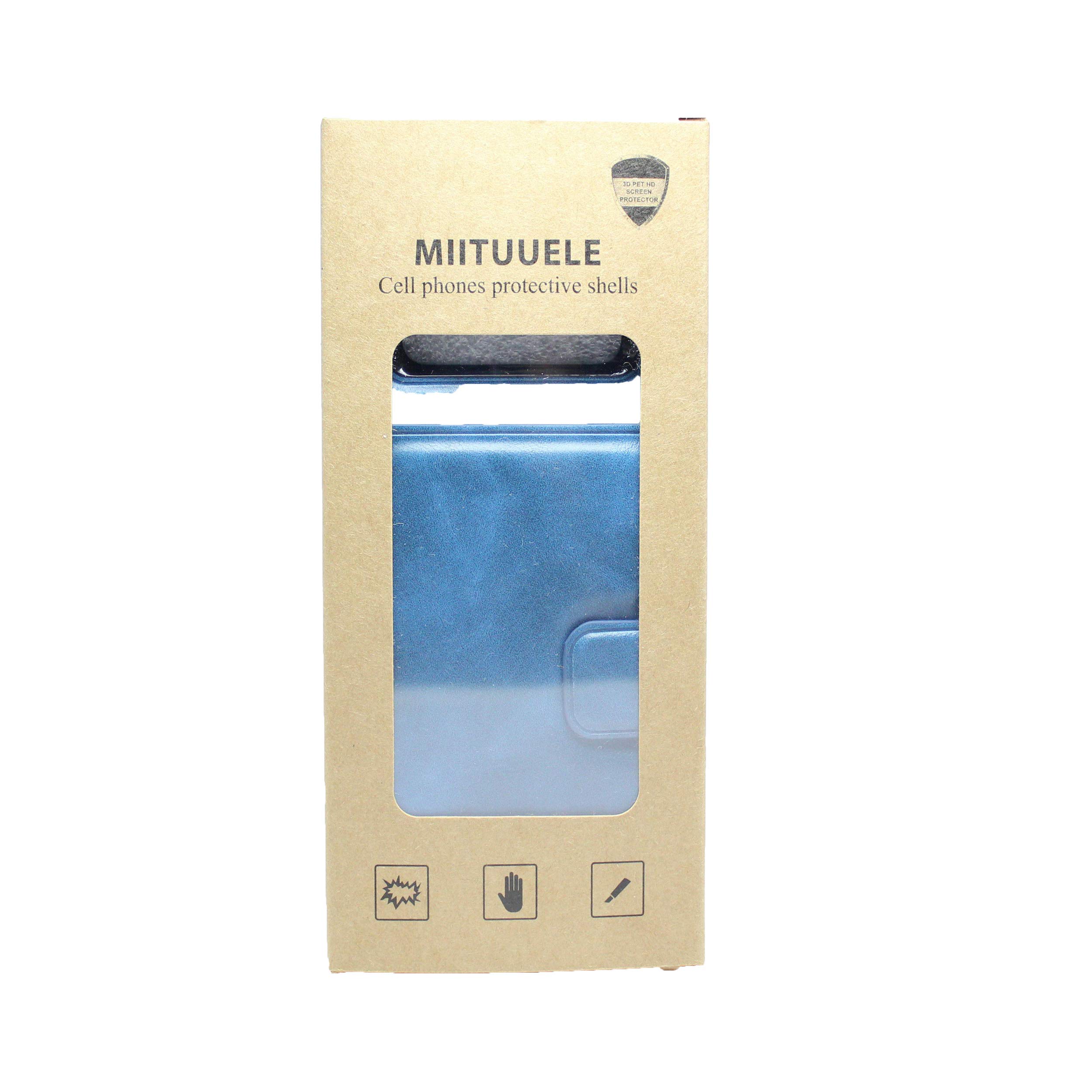 Galaxy S10e Case, Sumsung S10e Wallet Card Slots Holders Kickstand Flip Cover Bumper PU Leather TPU Rubber Hard PC Frame Magnetic Slim Shockproof Durable Shockproof Protective Case Cover (Blue)