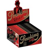 Smoking Deluxe Cigarette Paper - King Size (Full Box of 50 Booklets)