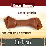 SmartBones 2 Medium Beef Bones Rawhide Free Chew Dog Treats view 6