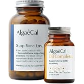 ALGAECAL Bundle - Vitamin D3 Complete (1000 IU) + K2, VIT E, VIT A Basic Plant-Based Calcium for Bone Support