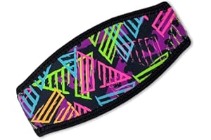 Flow Scuba Gear Diving Mask Slap Straps - Neoprene Cover for Dive and Snorkel Masks…