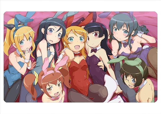 Amazon Co Jp プレイマット マウスパット Tcg万能 俺の妹がこんなに可愛いわけがない 高坂桐乃 五更瑠璃 新垣 あやせ 萌え美少女 ザイズ60ｘ35 ホビー 通販