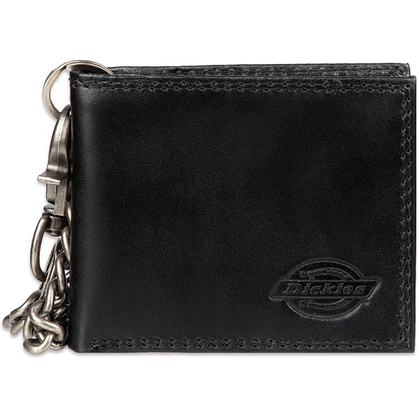 AllSaints Men's Makoto Chain Card Holder Black One Size at Amazon
