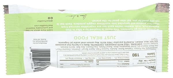 REAL FOOD BAR, BAR PROTEIN CHERRY CASHEW, 2.12 OUNCE