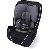 Maxi-COSI Pria Max+ All-in-One Baby Convertible Car Seat, Rear Facing, Forward Facing Infant Toddler Booster, Easy Latch Install, Magnetic Buckle, Adjustable Harness, Cup Holders, Sea Shadow