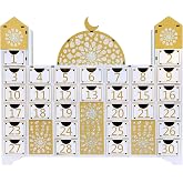 Ramadan Decorations, Wooden Countdown Calendar Mosque Advent Calendar Ramadan Decor Ramadan Gifts Eid Decor