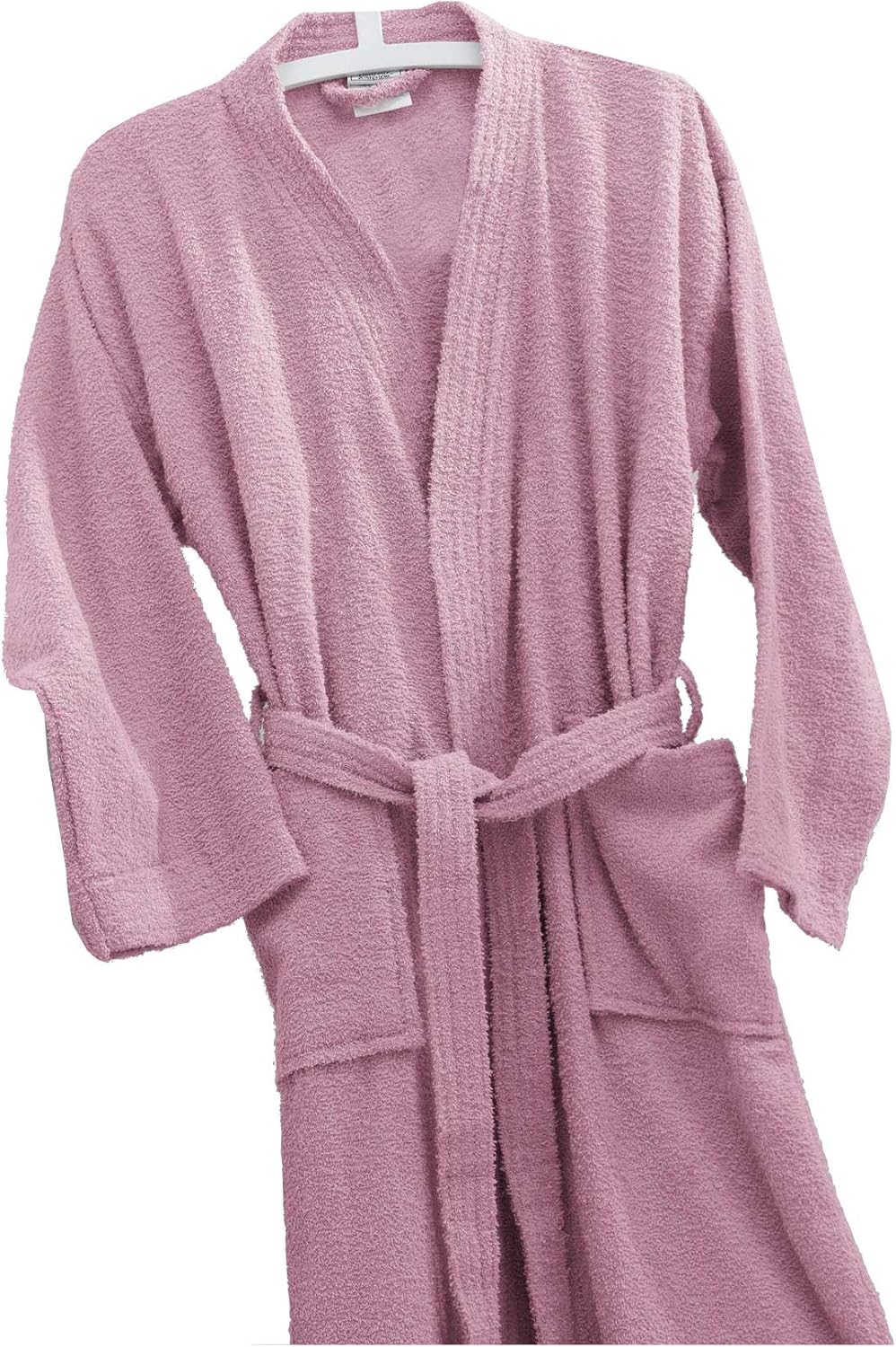 bademantel damen rosa baumwolle